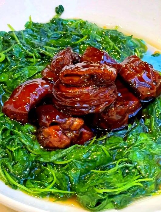 草头圈子 猪大肠草头 本帮经典 上海美食